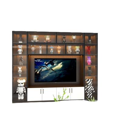 China (Others)Adjustable TV Cabinet Designs Set Modern Small Apartment TV Light Bedroom Cabinets Stand Luxury Minimalist TV Cabinet for sale