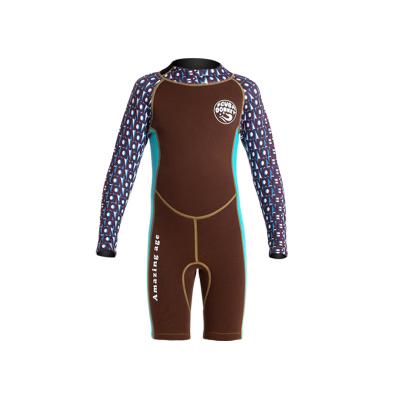 China Full Back Zipper HISEA Suit Making Supply Boys Swim Wetsuit Jacket Aerobic Surfing Diving Kids Swimming Surfing Wetsuit for sale