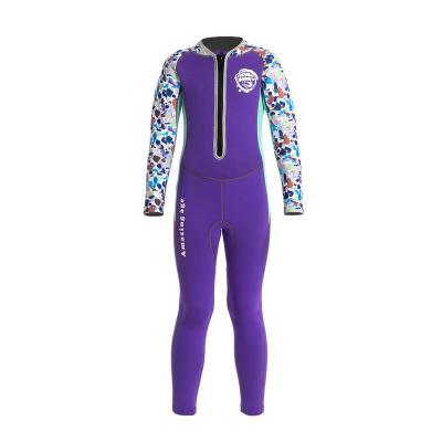 China HISEA Full Back Zipper Suit Making Supplies Boys Surf Wetsuit One-Piece Diving Kids Swimming Wetsuit Surfing for sale