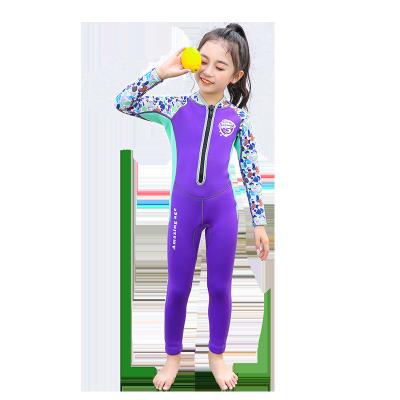 China Custom Surfing Diving Kids Wetsuit Clothes Kids Swimming Suit Full Back Zipper Swimsuit Surfing Wetsuit for sale