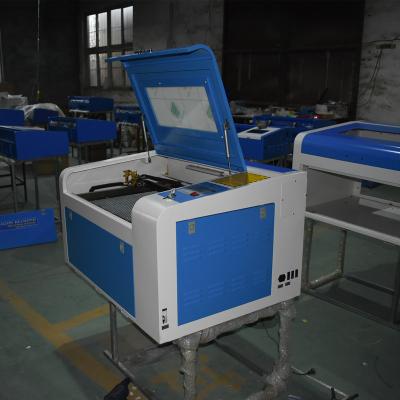 China 80W/60W 4060 desktop hobby 460 Laser cutting engraving machine on round object for acrylic wood for sale