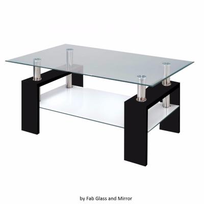 China Modern K/D metal center coffee table dining table glass for living room home waiting room for sale