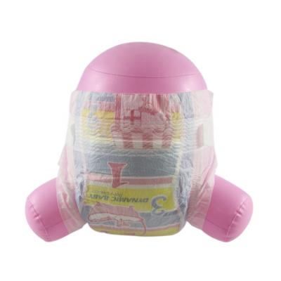 China Factory Supply New Product Wholesale Printed Cloth Colored Disposable Baby Diapers In Bales for sale