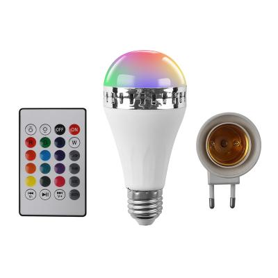 China Modern Wholesale Alexa and Google Home Amazon Alexa and Google ODM WiFi Smart LED TWS Light Bulb Lamp RGBW Musical Lamp for sale