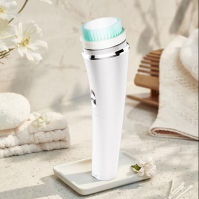 China Acne Treatment Brush Face Remover Beauty Electric Facial Cleansing Massager Sweep Silicone Deep Clean Waterproof Cleaning Brush for sale