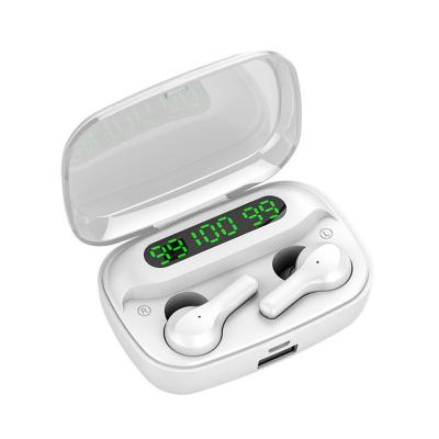 China OEM R3 TWS Wireless Headphones R3 Earbuds Auto Pairing Power Band Waterproof LED Noise Canceling R3 Earbuds With Microphone for sale