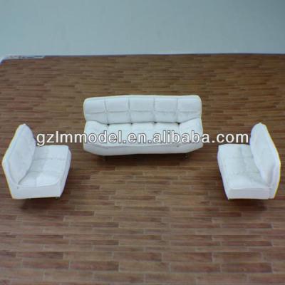 China China Ceramic Scale Sofa Models For Architectural Miniature Model For Indoor Model Layout for sale