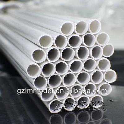 China ABS Plastic Styrene Round Tube ABS Round Pipe For Architectural Hardware for sale