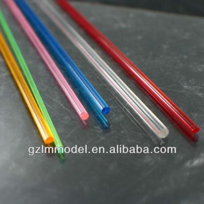 China Varies (0.5mm to 10mm high colored acrylic round tube for sale