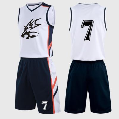 China Antibacterial Manufacturers Customize High Quality And Affordable Mens Summer Sports Breathable Basketball Uniforms for sale