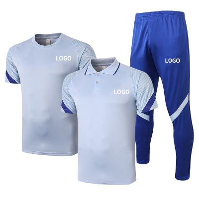 China 2021 Wholesale American Football Training Short Sleeve Polo Uniforms Jersey Sets for sale