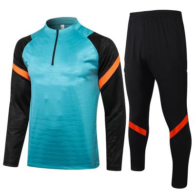 China Latest quality training suit breathable thai long sleeve training clothes club winter sports clothing soccer uniform tracksuit for sale