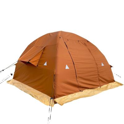 China Middle East Outdoor Pipe PVC Canvas Inflatable Tent Arabian Desert Tent Straight Bracing Type for sale