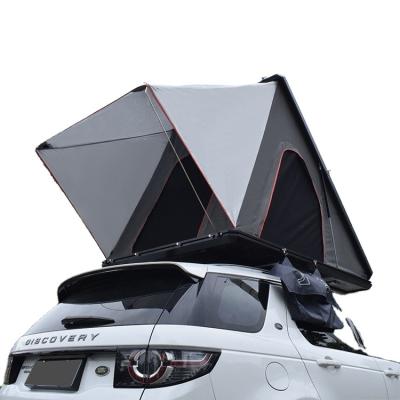 China Diagonal Tethering Type RTT 2 Aluminum Hard Hydraulic Person Cheap Diagonal Triangle Shell Car Roof Car Roof Tent for sale