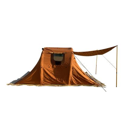 China Straight Tying Type Easy To Build Portable Outdoor Waterproof Inflatable Waterproof Camping Tent Middle East PVC Pipe Tent Arabian Desert for sale