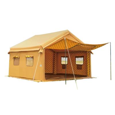 China Extended Type Geertop Popular Saudi Arabian Desert 4*4*2.5M Waterproof Factory Price Middle East Inside Fabric Inflatable Desert Camping Tent for sale