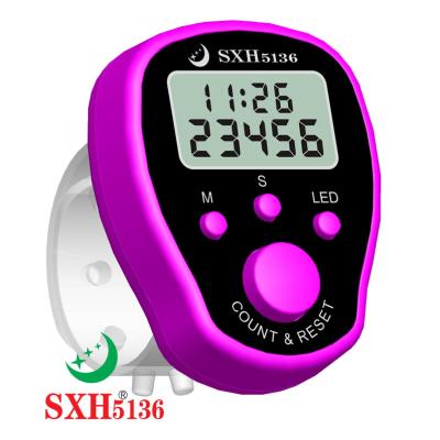 China Digital LCD Electronic Display Ring Finger Hand Tally Counter SXH306 for sale