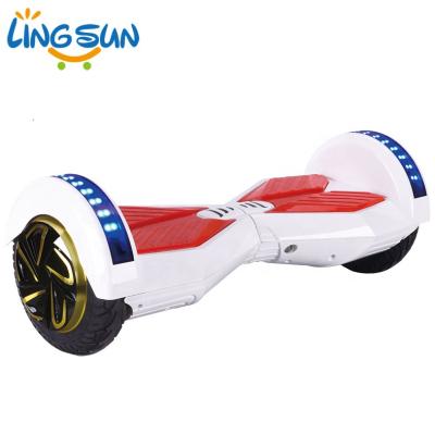 China Bluetooth speaker +led lights 8 inch electric balance wheel scooter, CE approved self balance wheel hover board (E7-117) for sale