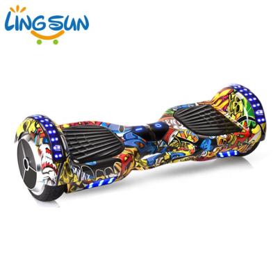 China Bluetooth speaker +led lights CE approved 6.5 inch self balance wheel, popular hover board electric scooter (E7-117) for sale