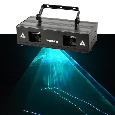 China Indoor and Outdoor 2 Eyes Laser Double Head Party Light RGB DJ Disco Club Stage Blue Laser Light for sale