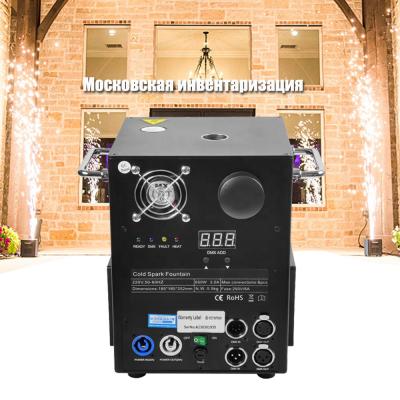 China 650W Cold Spark Machine DMX 512 Spark Remote Control Firework Machine Non-pyrotechnic Effect For Stage Wedding Show KO-650 for sale