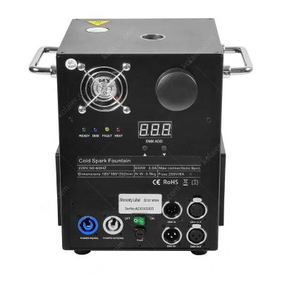 China special 650W cold effect machine fireworks machine DMX Wireless Mini Cold Spark Machine for wedding KO-650 for sale