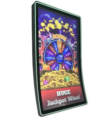 China 43 Inch J type Curved UHD 4K Closed Frame Touch Screen Curved Casino Gaming Monitors Te koop