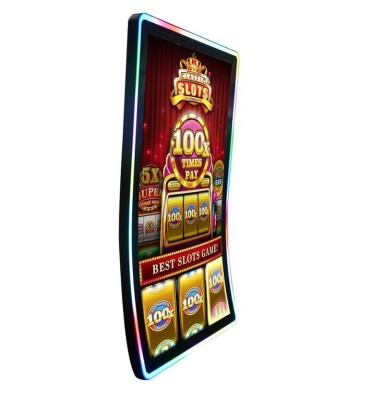 China 43 Inch J type Curved Closed Frame Touch Screen Monitor for casino slot gaming led bezel Te koop