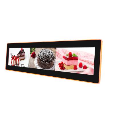 Cina 36.7 inch Hot new ultra Wide stretched Bar LCD advertising display in vendita