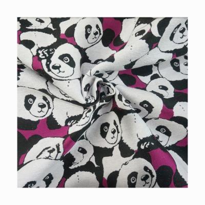 China Wholesale Thick Chenille Yarn-Dyed Panda Jacquard Fabric Home Textile Fabric Shrink-Resistant For Kids Dress for sale