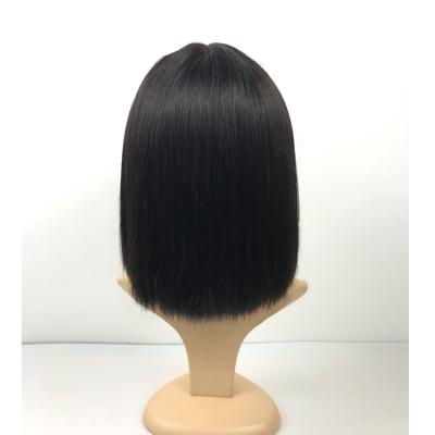 China Straight Bob Wigs Cuticle Aligned Virgin Hair T Piece Double Drawn Bone Straight Lace Front Bob Wig 200g Per Piece Colored Hair for sale