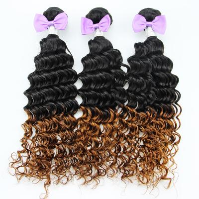 China New Arrival Deep Wave Unprocessed Virgin Brazilian Hair Bundle Deep Wave ,Weave Bundles Brazilian Hair ,Cuticle Aligned Brazilian Hair for sale