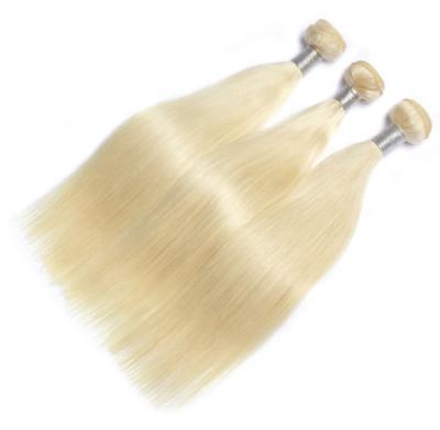 China European High Quality Straight Human Hair Bone Extensions Straight Blonde Hair Bundles , Cuticle Aligned Virgin Blonde Hair Bundles With Headband for sale