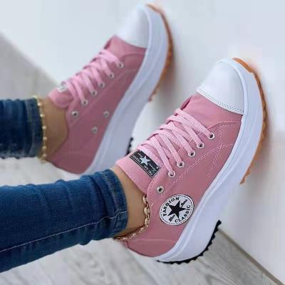 China 2022 fashion trend new arrival comfortable women's flat sneakers girl ladies women sport sports shoes for sale