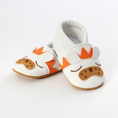 China Very Comfortable Soft Cute Doggy Design Kids Boys Girls Prewalker Printed Non-slip Baby Shoes for sale