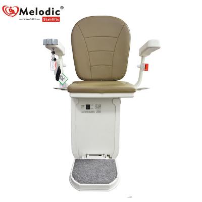 China Modern Safe and stable Electric foldable home lift chair Low noise curve lift seat Curved stair elevator for the disabled for sale