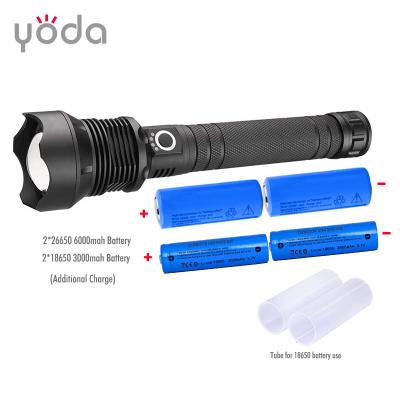 China High Power Amazon Best Seller Super Bright Zoomable Camping xhp70 Usb Led Powerful Flashlight for sale