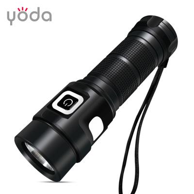 China USB Tactical High Power Camping Torch Aluminum Rechargeable Mini LED Flashlight for sale