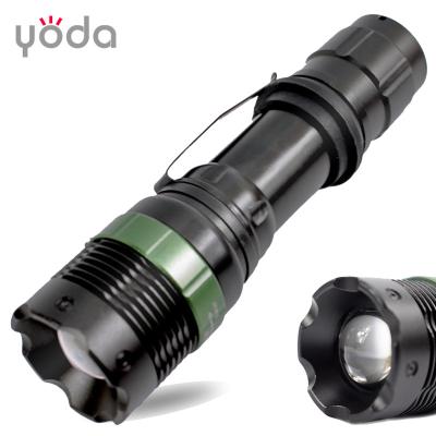 China IP55 18650 Promotion Waterproof Rechargeable Cheap Police Head Camping Attack Zoomable Led Flashlight for sale