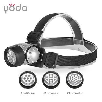 China Convenient Plastic Cheap AAA Dry Cell 7 Headlight 12 20 21 Multi Led For Promotion Gift for sale