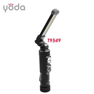 China New Product T9549 Foldable Led Rechargeable USB COB Work Lamp 9549 for sale