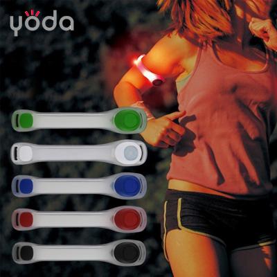 China OUTDOOR Armband Leg Shoes LED Light Bike Running Recycling Warning Safety Flexible Reflective Colorful Armband Led Light for sale