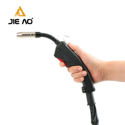 China High Quality Plastic Binzel 14AK CO2 Torch With Gas Valve /Air Tube Air Cooled Torch With Euro Connector for sale