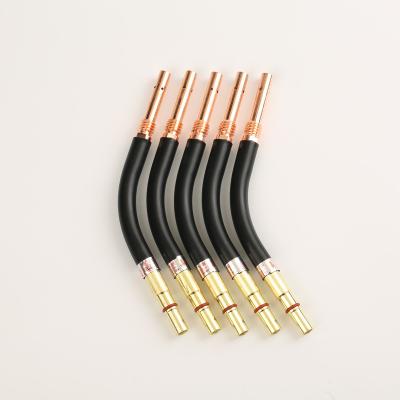 China High Temperature Resistance / Corrosion Resistance 350 A Flexible Copper / Swan Neck MIG Brass Torch Accessories for sale