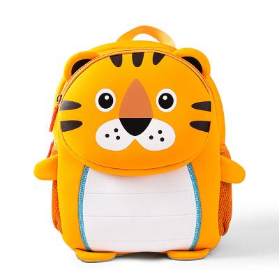 China Waterproof Fashion Shape Cartoon Plush Bag Cute Kindergarten Kids Velvet Animal Kids School Bag Backpack for sale