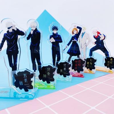 China Europe Wholesale Japan Anime Cartoon Demon Slayer Create Back Clear Acrylic Stand for sale