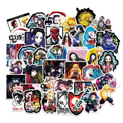 China Other Wholesale Killer Car Demon Cartoon Anime 50pcs Decorative Stickers for sale