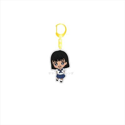 China Wholesale Hour Rendering Summer Anime Key Chain Acrylic Key Chain About 5.5cm for sale