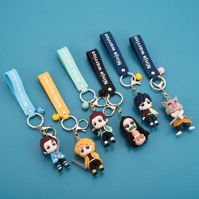 China Wholesale Bell Doll Silicone Cartoon Killer Fan's Collection Demon Key Chain for sale