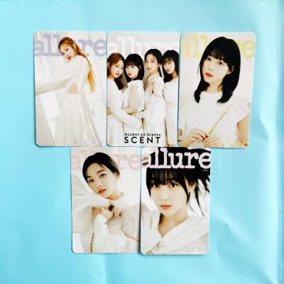 China Kpop Wholesale Kpop Idol 5pcs/set Lomé AESPA Card Photocard Allure for sale